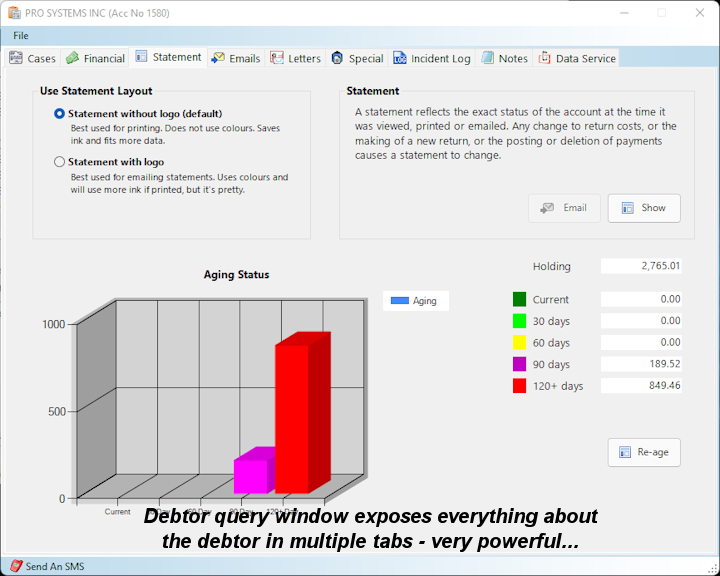 debtor query pic