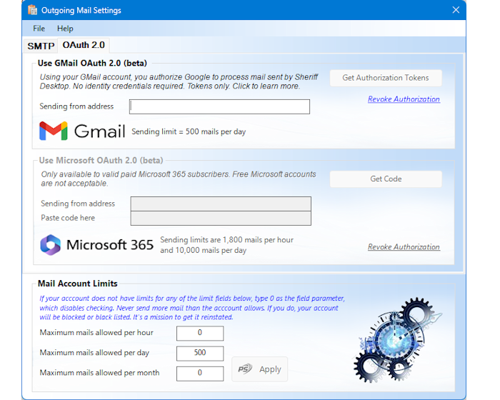 smtp settings pic